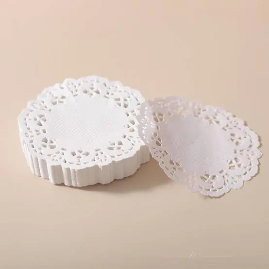 DENTELLE PAPIER ROND 3.5 100PCS