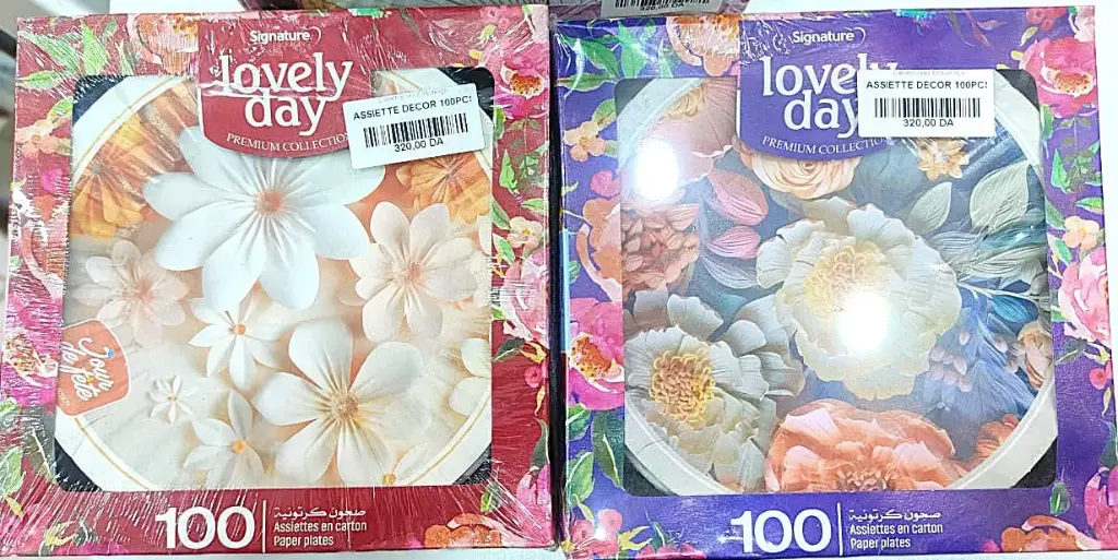 ASSIETTE DECOR 100PCS