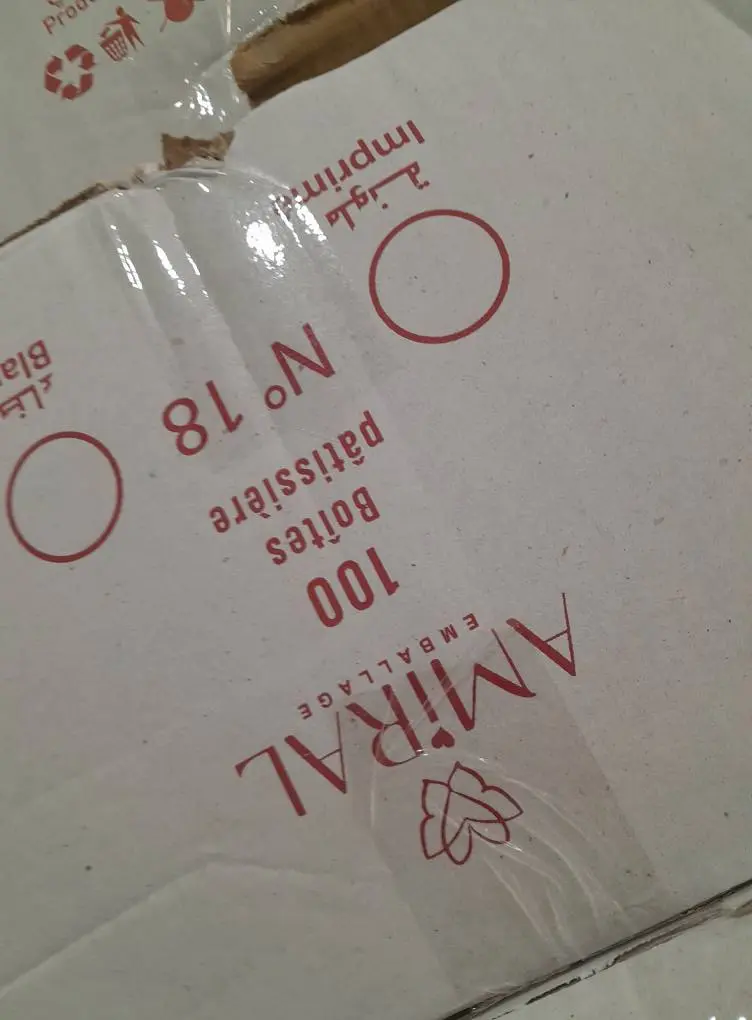 BOITE PATISSIERE BLC N18 (100PS)