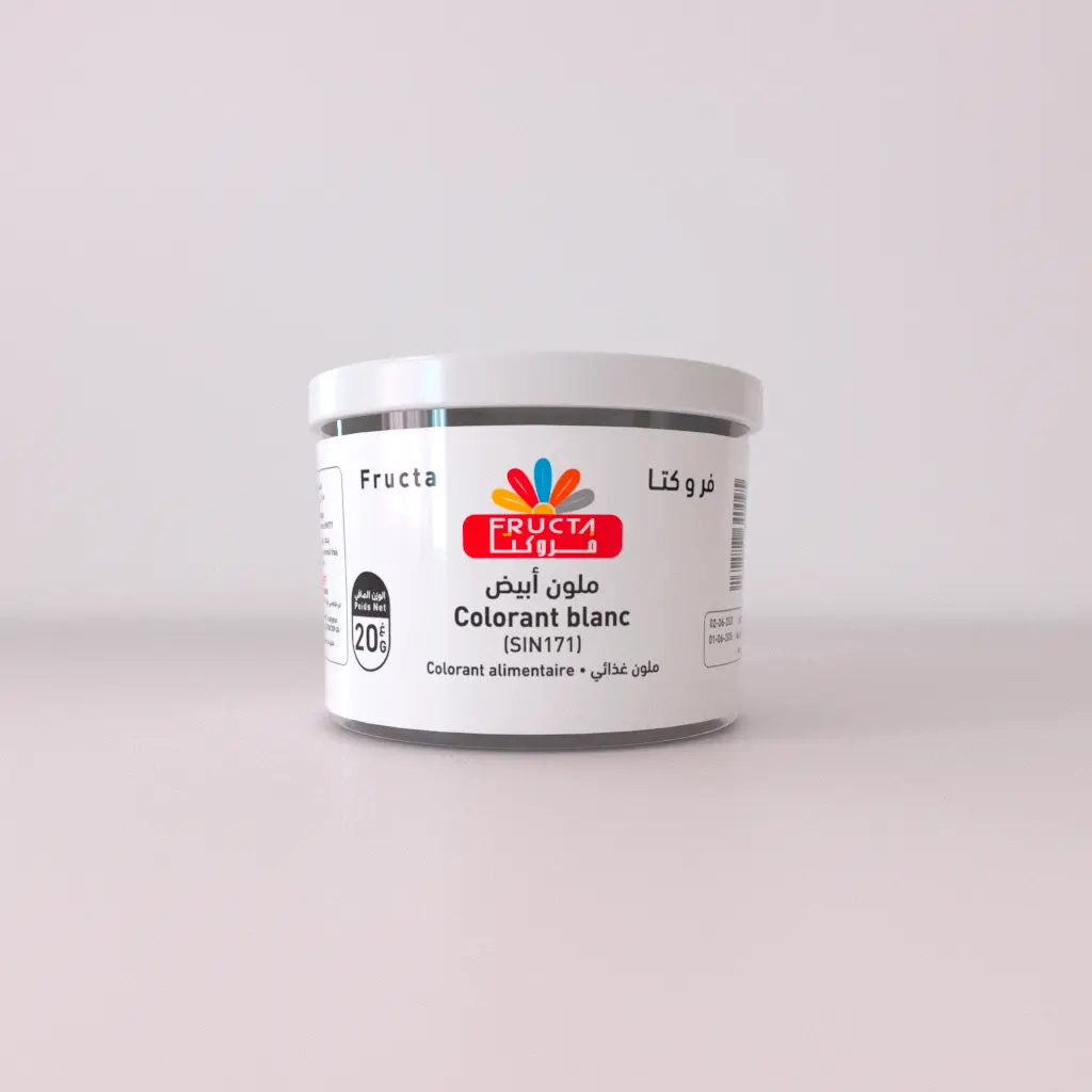 COLORANT POUDRE FRUCTA BLANC