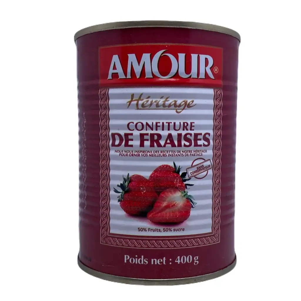 CONFITURE AMOUR FRAISE 450GR