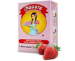 FLAN NOUARA FRAISE 50GR