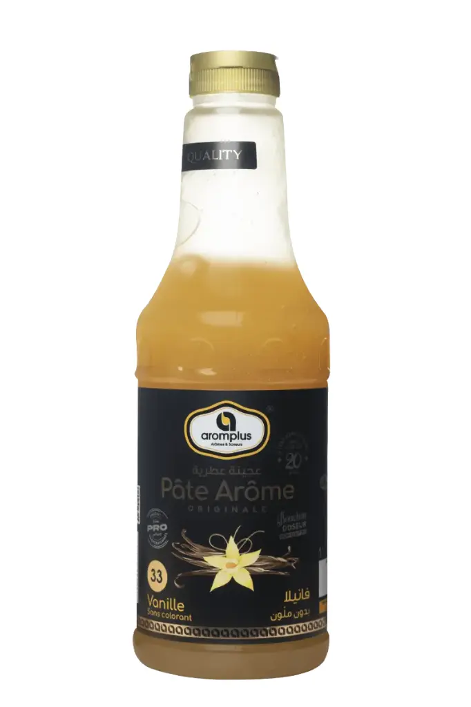 PATE AROME  VANILLE NON COLOREE