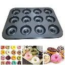 Plat Donuts/Cup cake Noir 12PCS