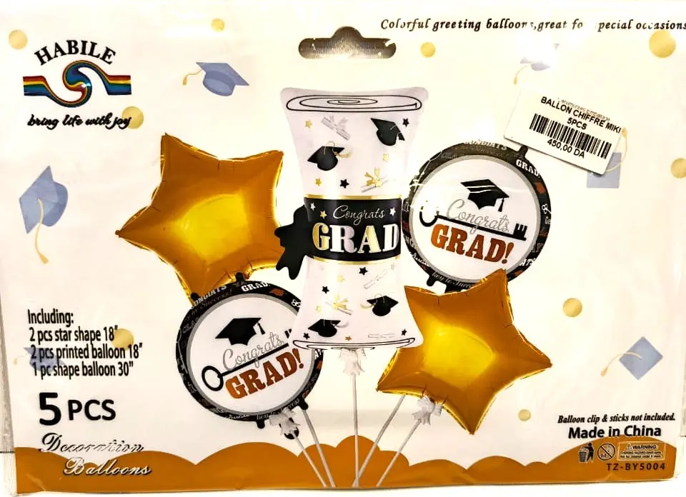 BALLON SOUTENANCE NAJAH 5PCS