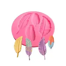 MOULE SILICONE PATE A SUCRE 4FEUILLES