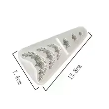 MOULE SILICONE PATE A SUCRE FLEUR 3RAYACHX3