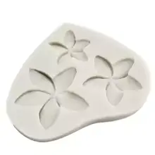 MOULE SILICONE PATE A SUCRE 3 FLEUR PLUMERIA