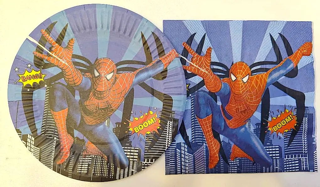 PACK ASSIETTES + SERVIETTES THEME 10PCS