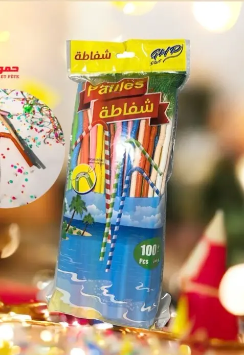 PAILLES MULTI COULEUR 100P