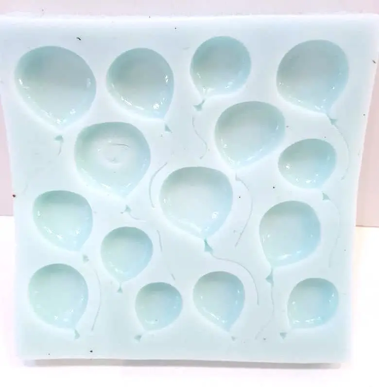 MOULE SILICONE PATE A SUCRE 14 BALLONS