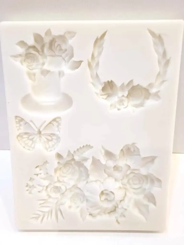 MOULE SILICONE PATE A SUCRE FLEUR 3RAYACH