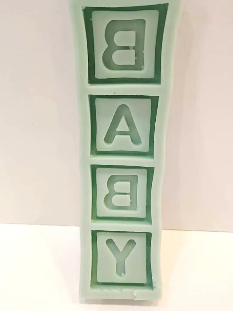 MOULE SILICONE PATE A SUCRE BABY