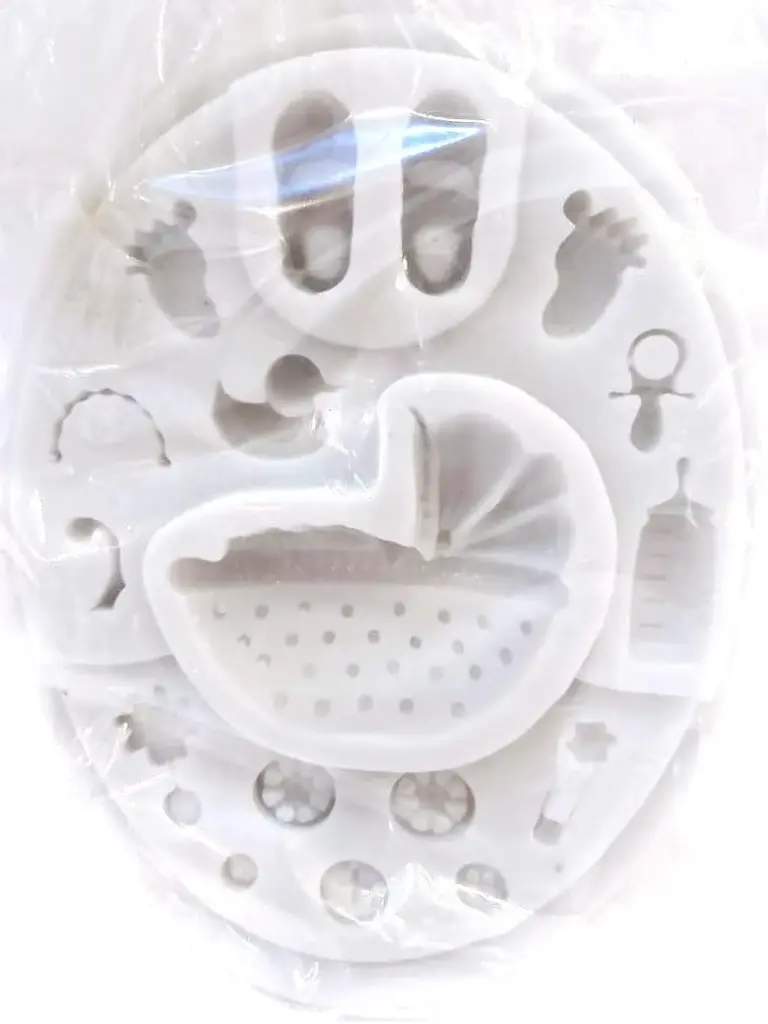 MOULE SILICONE PATE A SUCRE GRANDE POUSSETTE