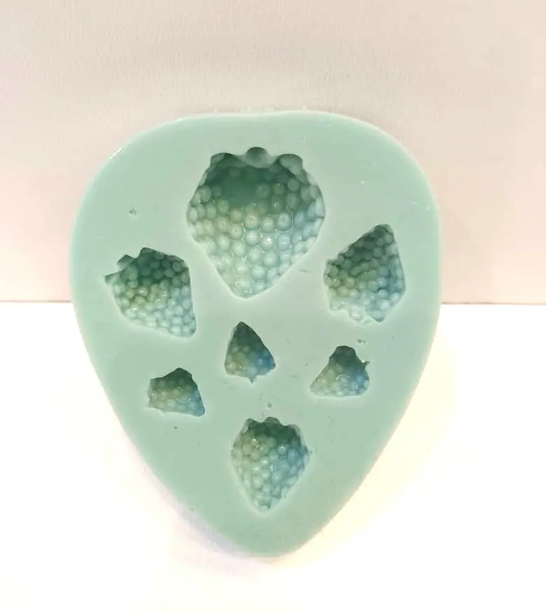 MOULE SILICONE PATE A SUCRE FRAISE