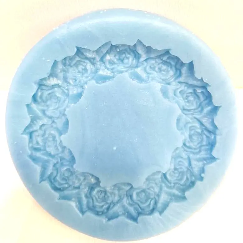 MOULESILICONE PATE A SUCRE CADRE ROND