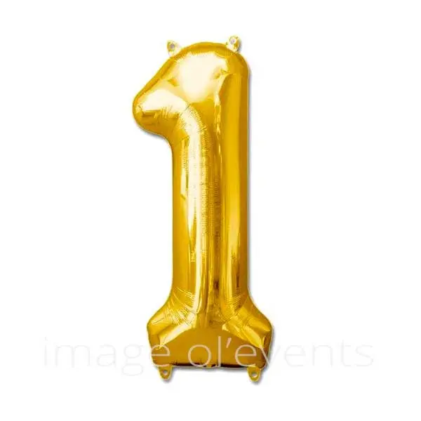 BALLON CHIFFRE ANNIVERSAIRE 18" NUMERO