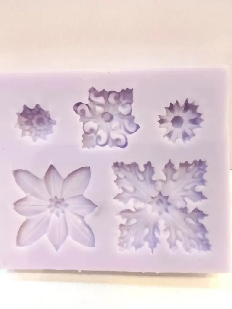 MOULE SILICONE PATE A SUCRE FLEUR CARRE