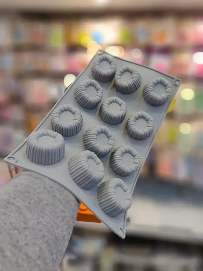 Moule Silicone Charlotte Gris 12Pcs