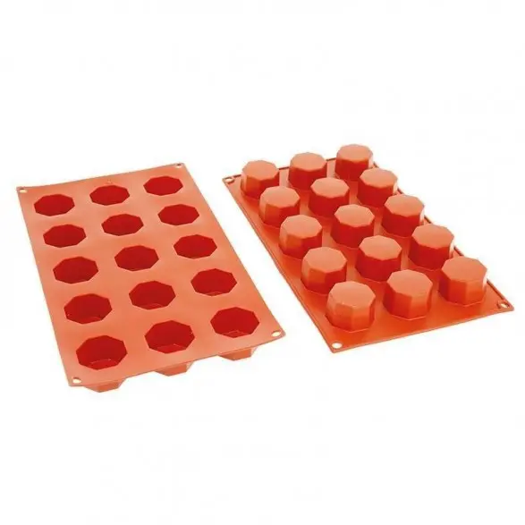 Moule Silicone Hexagone 12Pcs