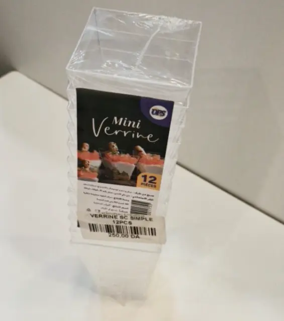 Mini Verrine Ops Diamond cristal 12Pcs