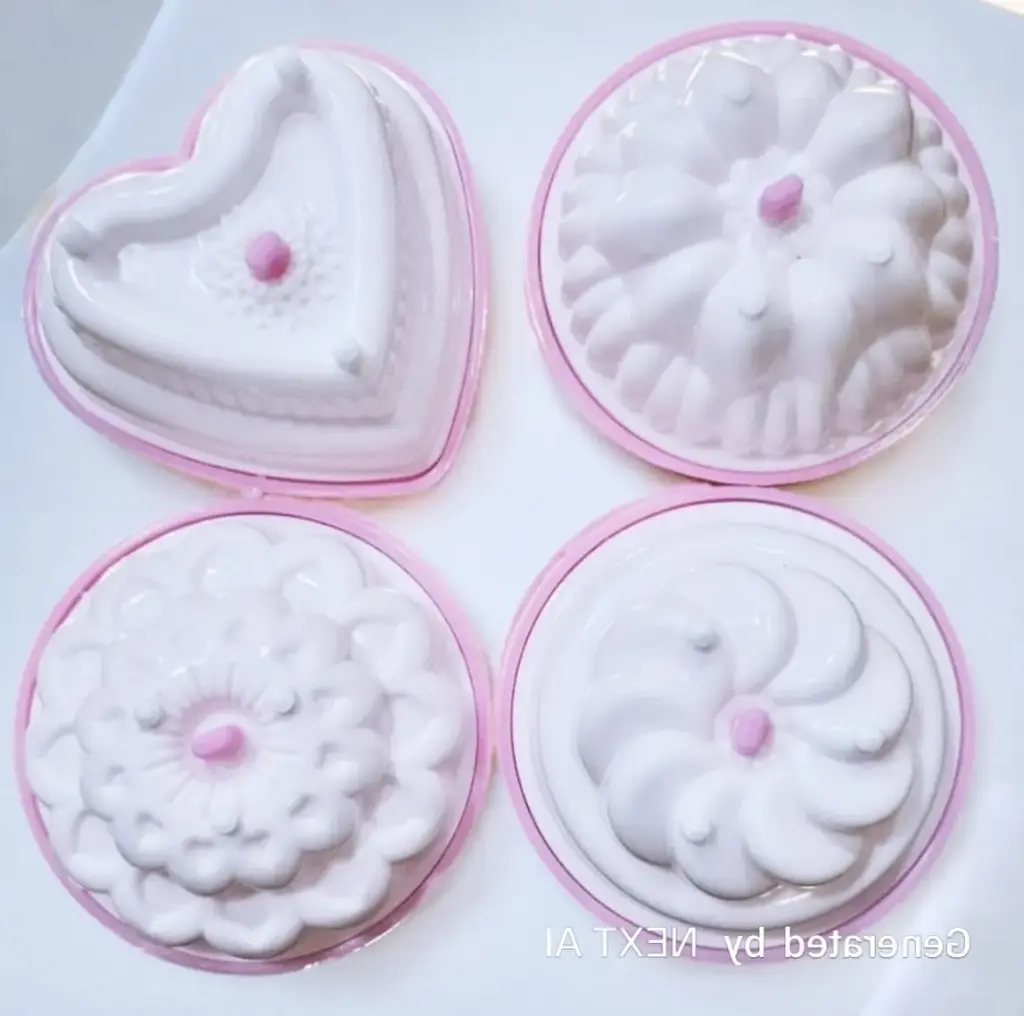 Moule Flan Rose 4pcs