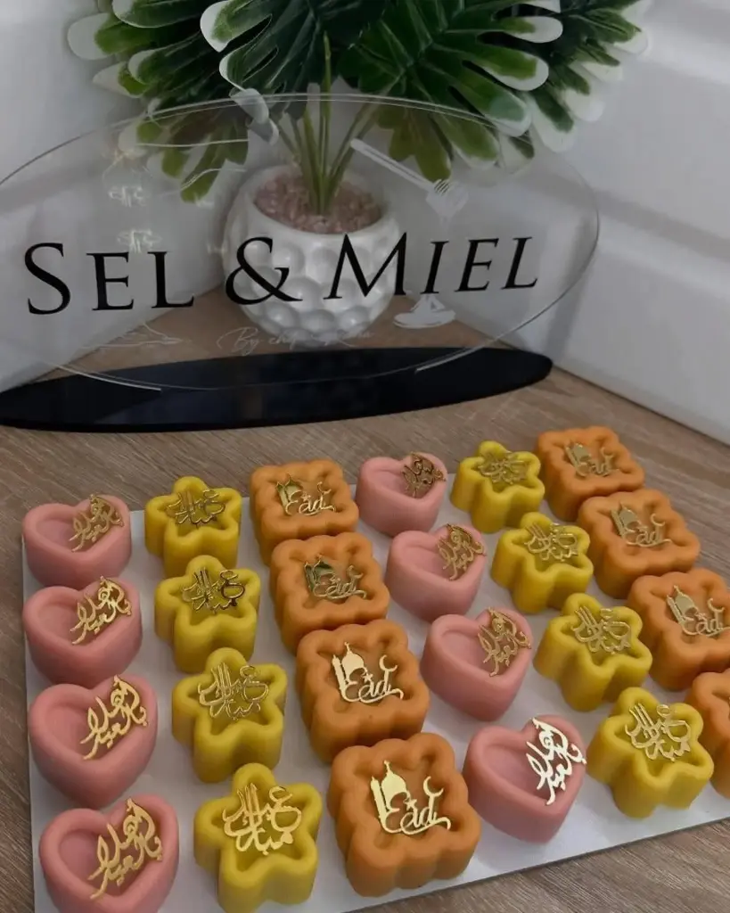 Moule Silicone Carre Coeur Etoile