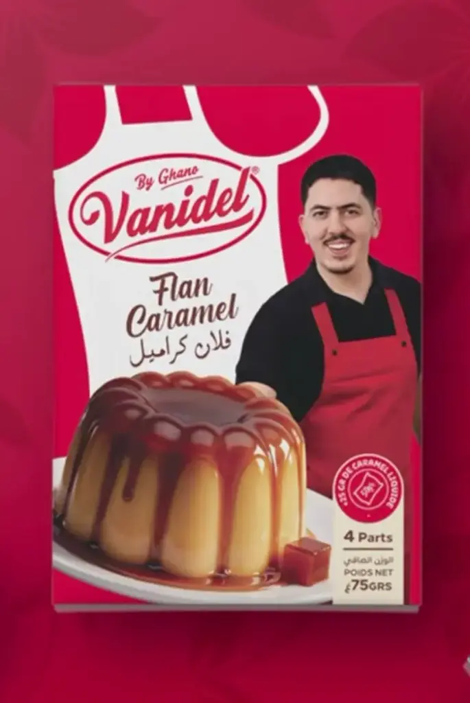 Flan Ghano Fraise 100Gr