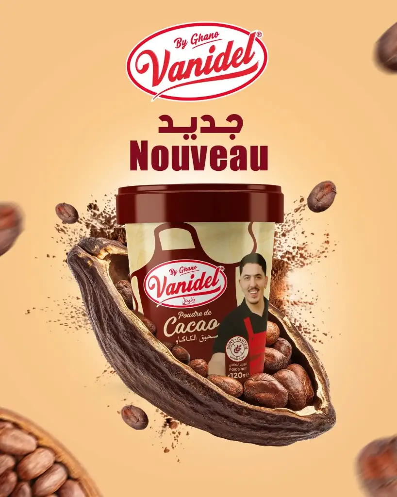 Cacao Vanidel Ghano 120Gr
