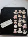 Moule Silicone Pate A Sucre Bebe Nounoursx3