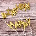 BOUGIE HAPPY BIRTHDAY ALPHABET