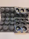 MOULE SILICONE TOURBILLON NOIR 15PCS
