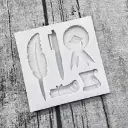 MOULE SILICONE PATE A SUCRE STYLO