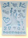 MOULE SILICONE PATE A SUCRE LOVE MARIEE
