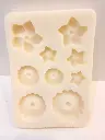 MOULE SILICONE PATE A SUCRE 9FLEURS