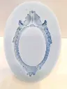 MOULE SILICONE PATE A SUCRE CADRE OVAL